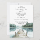 Search for summer lake invitations Watercolor