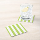 Search for green and white pattern coasters For her
