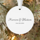 Search for newlywed wedding christmas tree decorations Elegant