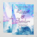 Search for peacock colours invitations Watercolor