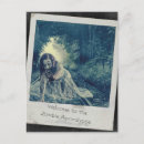 Search for infections postcards Zombie