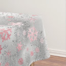 Search for silver snowflake tablecloths Minimalist