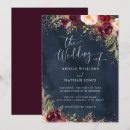 Search for burgundy fall wedding invitations Floral
