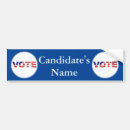 Search for vote blue bumper stickers America