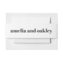 Search for wedding invitation belly bands Names