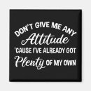 Search for bad attitude magnets Sarcastic