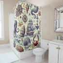 Search for lobster shower curtains Nautical