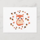 Search for cute fox drawing postcards Illustration