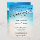 Search for beach summer wedding invitations Elegant