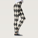 Search for black and white harlequin leggings Jester