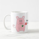 Search for piggy mugs Cute pig