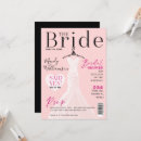 Search for magazine cover bridal shower invitations Bride to be