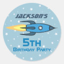 Search for blue rocket stickers Birthday