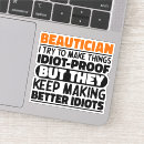 Search for cosmetology stickers Beautician