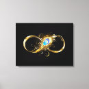 Search for peacock feather canvas prints Gold
