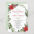 Search for red bridal shower invitations Eucalyptus