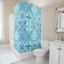 Search for blue white tile shower curtains Portuguese