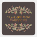 Search for fall return address stickers Thanksgiving