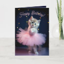 Search for cute ballerina birthday cards Tutu
