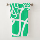 Search for green and white bath towels Bright