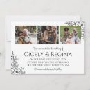 Search for flower line art wedding invitations White
