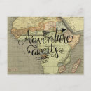 Search for old world map postcards Travel