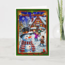 Search for snowball fight christmas cards Children