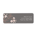 Search for grey wedding return address labels Floral