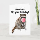 Search for funny racoon Birthday