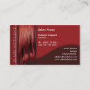 Search for red head business cards Beauty