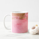 Search for metallic gold mugs Pink