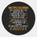 Search for cure ms stickers Awareness