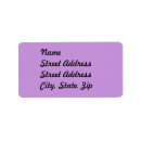 Search for lavendar return address labels Lavender