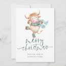 Search for cattle christmas cards Cute
