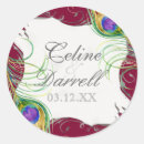 Search for peacock wedding stickers Feathers