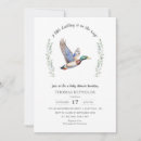 Search for duck hunting baby shower invitations Green