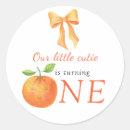 Search for orange birthday stickers Watercolor