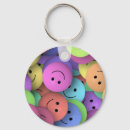 Search for happy face key rings Pink