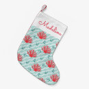 Search for coral christmas stockings Sea