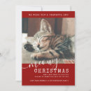 Search for cat family christmas cards Red