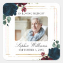 Search for memorial photo stickers Bereavement