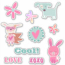 Search for retro rabbit stickers Birthday