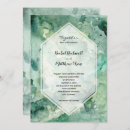 Search for jade green wedding invitations Modern