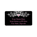 Search for chandelier wedding return address labels Elegant