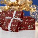 Search for 25th anniversary wrapping paper Typography