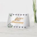 Search for diamond wedding anniversary invitations White