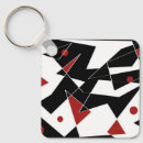 Search for red spot key rings Black
