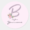 Search for b name stickers For her