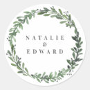 Search for names wedding stickers Greenery