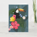 Search for tropical plants cards Birds